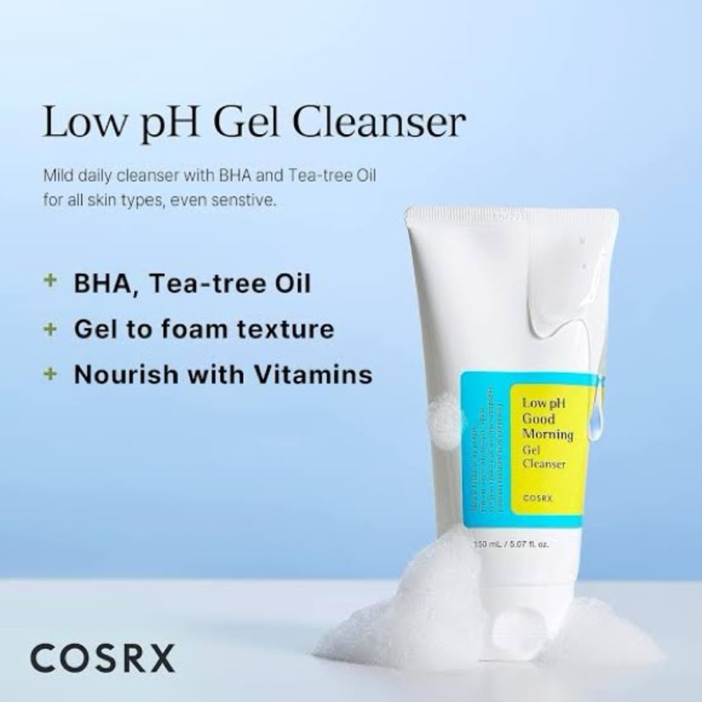 COSRX | Low pH Good Morning Gel Cleanser